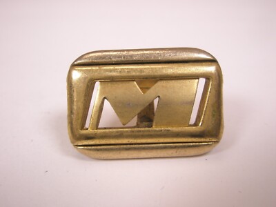 M Monogram Initials ANSON SINGLE Vintage Cuff Link replace lost/broken zj28