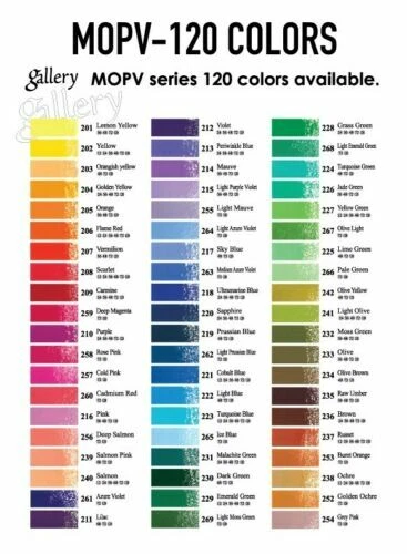 Mungyo Gallery Artists' Soft Oil Pastel Set 120 Color Pastels Wood MOPV-120W - image 2 of 3