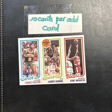 Lonnie Shelton Larry Kenon Kermit Washington 1980 81 Topps Card Cb52c-8