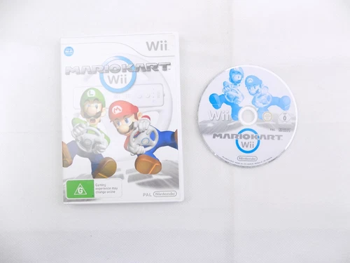 Mint Disc Nintendo Wii Mario Kart - No Manual Wii U Comp.