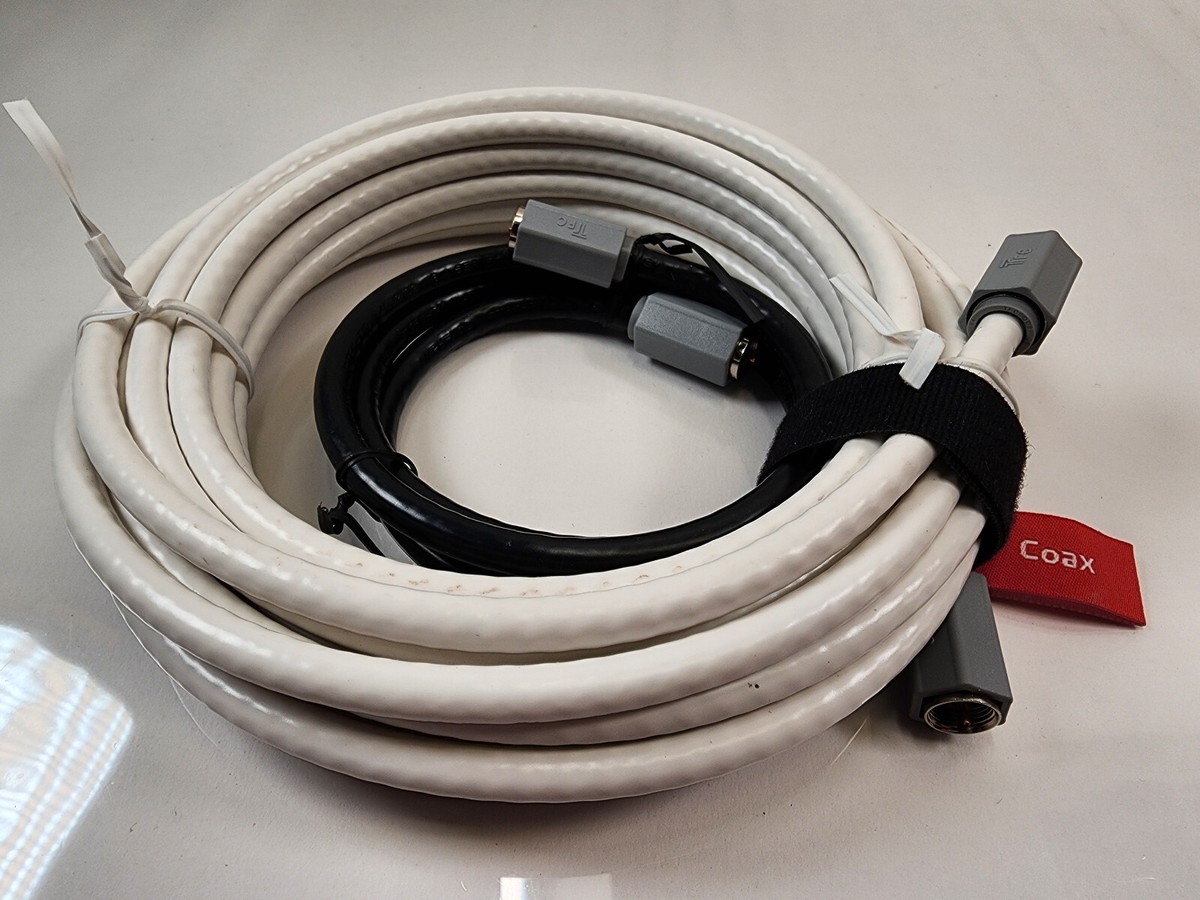 Lot of 2 Brand NEW Coax Coaxial Comcast Cable Wires Cords TV 