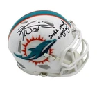 Ricky Williams Signed Miami Dolphins Speed Mini Helmet with "Smoke Weed Everyday