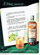 ADVERTISEMENT ADVERTISING 036 1959 Hennessy Henco cognac