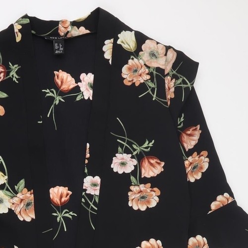 Chaqueta floral negra para mujer New Look talla 8 - Imagen 4 de 12