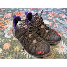 Nike LeBron Mbape 18 Basketball Shoes Black Purple Red Womens