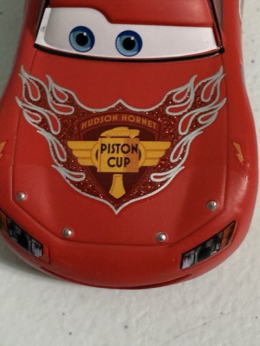 Disney Pixar Cars Carnival Cup Diecast Travel Race Set RARE W/ Orange Tires - Picture 3 of 13