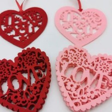 Felt Heart Shaped Ornament