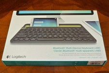 Logitech K480 Wireless Keyboard for WINDOWS iPad MAC Android PC Chrome TABLET