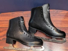 GLACIER 222 (By Jackson) BLACK FIGURE SKATES * With Laces* SIZE 11 