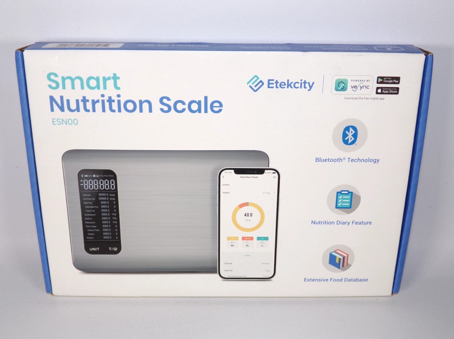 Etekcity ESN00 Smart Nutrition Scale