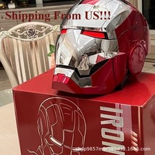 US Autoking Iron Man Helmet MK5 1/1 Voice-controlled Mask Transform Cosplay Prop