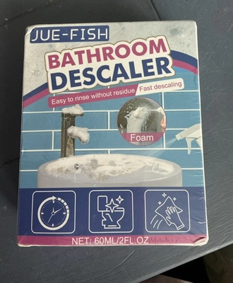 #ad Jue Fish Bathroom Descaler Foam Spray 2 Fl Oz NEW IN BOX $12.99