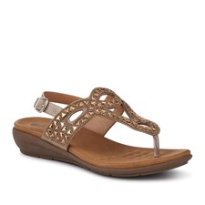 Pavers Slingback Toe Post Sandals - Size 4