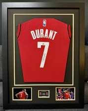 Kevin Durant signiertes Rockets Trikot / NBA / Frame / Beckett
