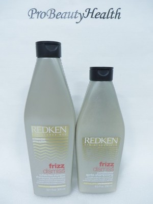 REDKEN FRIZZ DISMISS Shampoo 10.1 oz & Conditioner 8.5 oz
