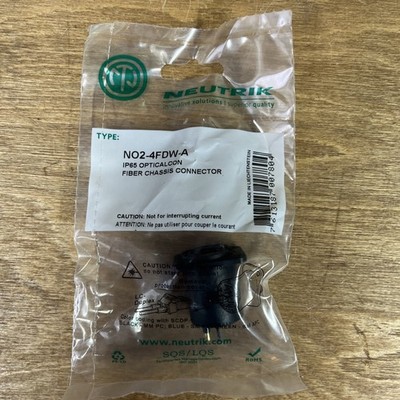 Neutrik LWL-Steckverbinder NO2-4FDW-1-A Steckverbinder