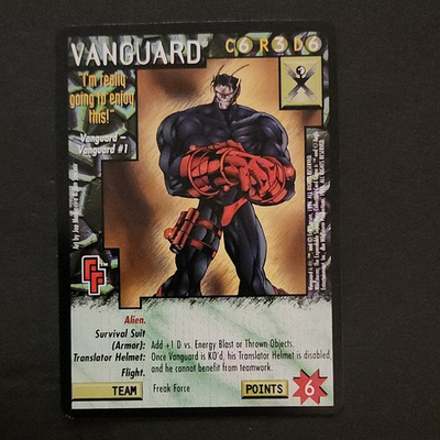 #ad #ad WILDSTORMS COLLECTIBLE CARD GAME VANGUARD #1 VANGUARD REGULAR GAME CARD $2.54