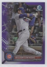 2022 Bowman Chrome Purple Refractor 81/250 Willson Contreras #19 0jf4