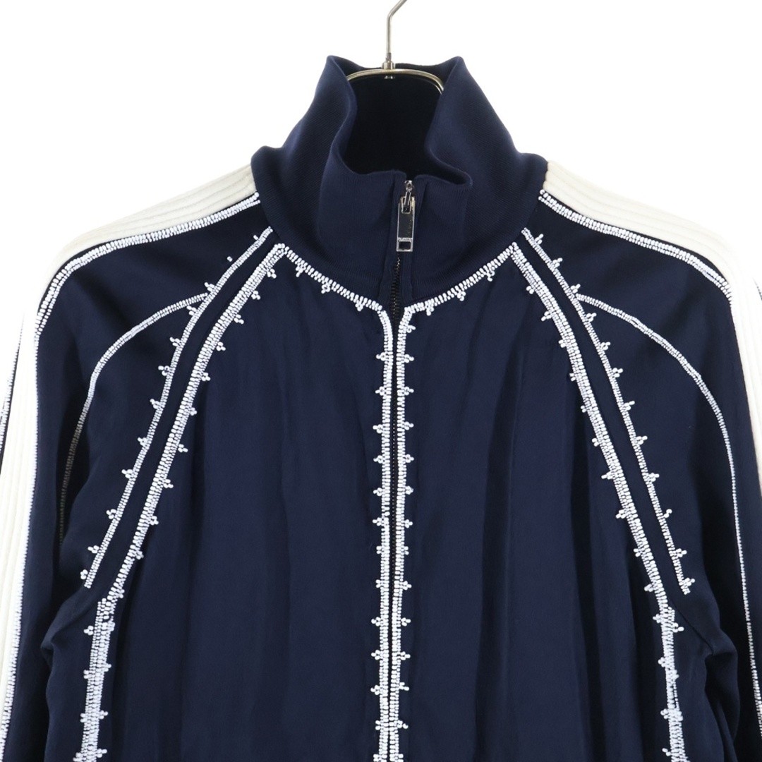 VALENTINO Beaded Embroidery Sideline Viscose Acetate Zip up Track Jacket Used 2e thumbnail 3
