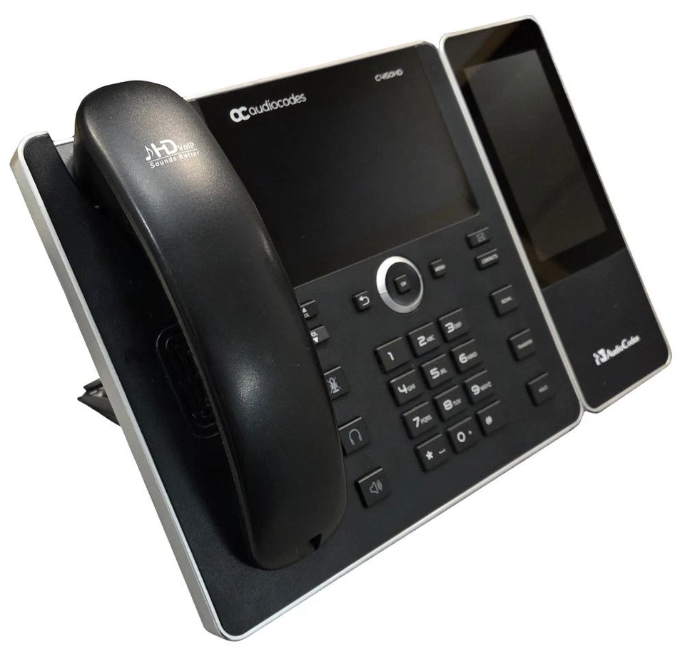 AudioCodes IP C450HD Telefon + EXP Modul - Bild 2 von 3