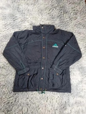 Adidas Equipment Vintage Parka Jacke Schwarz 90er