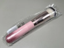 Doll 10 Skin Buffing Brush w/ Pink Glitter Handle   (NEW)