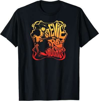 Stevie Ray Vaughan - Psychedelic Blues Rock Musician T-Shirt Hoodie