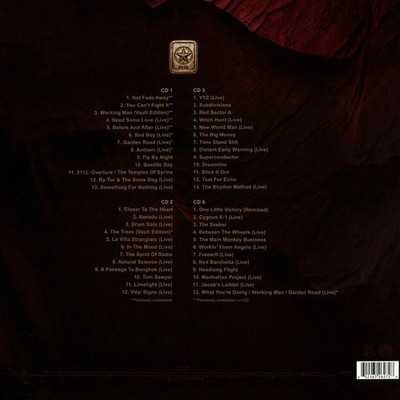 RUSH 50 [DELUXE 4 CD] NEW CD