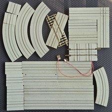 Faller AMS 4731 + 4532 -- binario attraversa strada + binari a una corsia #DEZ4439