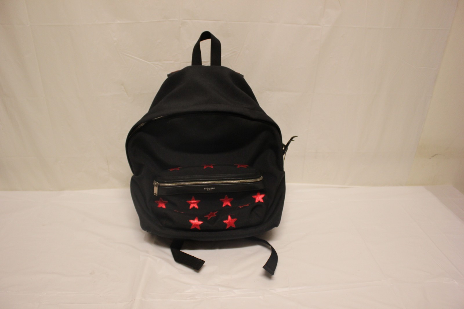Saint Laurent Red Star Pattern Backpack DD3