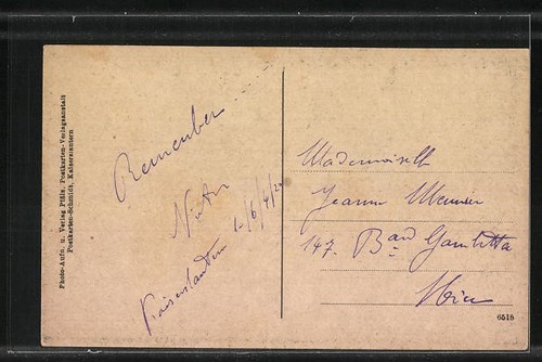 Kaiserslautern, Ansichtskarte, Partie in der Kaiserstraße, Rue de l´empereur - Bild 2 von 2