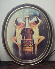 Vtg RC Royal Crown Cola Serving Tray Dancing Ladies 14 1/2"x 11 5/8" USA Made