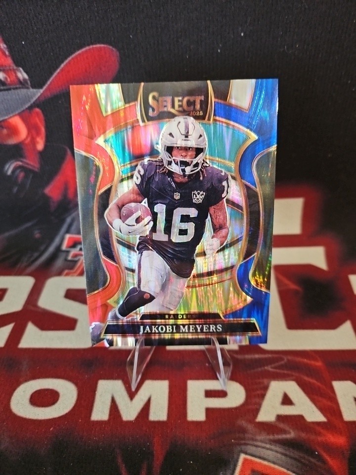 2025 Panini Select - Jakobi Meyers #5 Tri-Color Prizm /399 Raiders