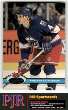 Fredrik Olausson 1991-92 Stadium Club #185 Winnipeg Jets