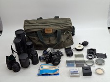 Praktica BCA Film Camera with 6 Lenses Hoya Cokin Filters Shutter Air Release