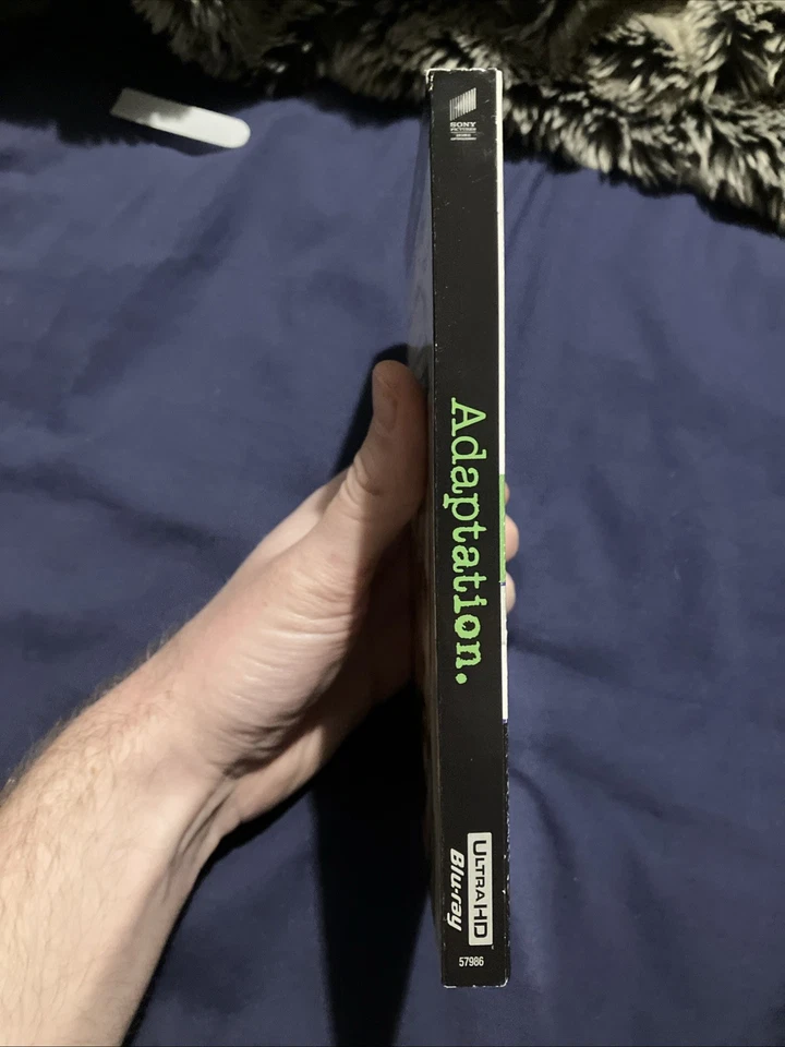 Adaptation Nicolas Cage 4k Ultra HD Blu-Ray Charlie Kaufman + Slipcover NEW - Image 4 of 4