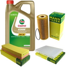 INSPEKTIONSKIT FILTER CASTROL 5L ÖL 5W30 für VW Caddy II Kasten 9K9A 1.9 SDI