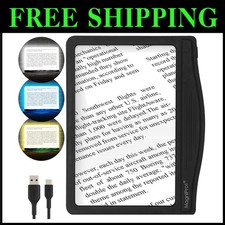 Rechargeable LED Magnifier for Seniors - Anti-Glare Lens