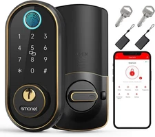 Smart Keyless Entry Door Lock - Fingerprint Electronic Deadbolt Touchscreen