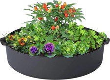 15 Gallon Plant Grow Bags, round Fabric Raised Garden Beds Planter Pots with 2 H