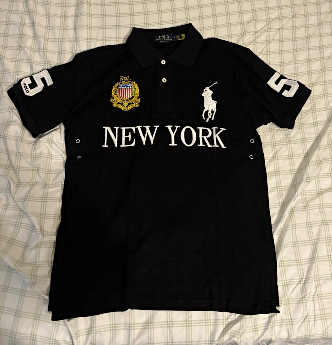 25+ Polo Ralph Lauren Size M Black Polos for Men for sale