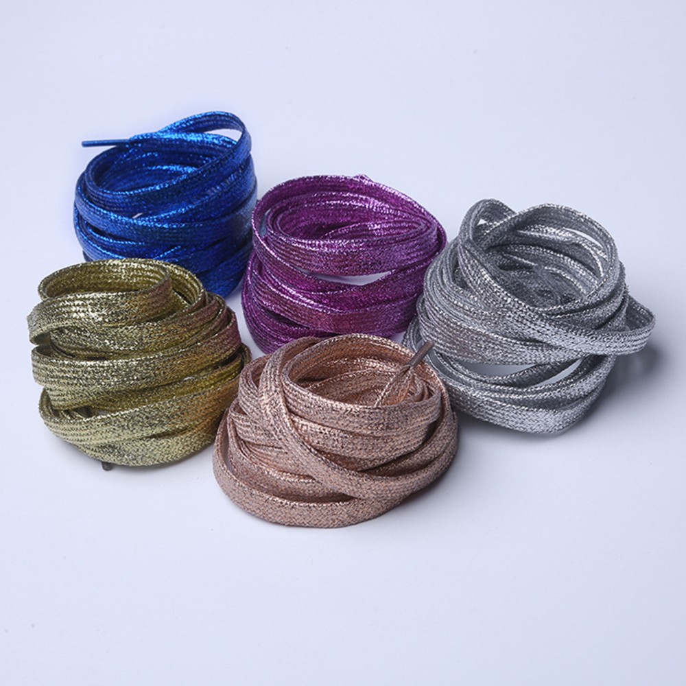 APL 5 paia di lacci per scarpe colorati per scarpe eseguono scarpe cheer lacci