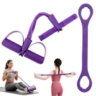 21 Fitness Resistance Bands with Pedal Ankle Puller, Full Body Strength Train...