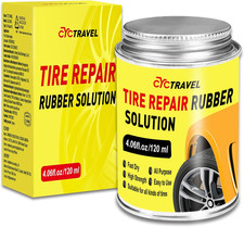 Chemical Vulcanizing Cement Clear Tire Repair Glue 4.06 Fl.oz All Purpose R...