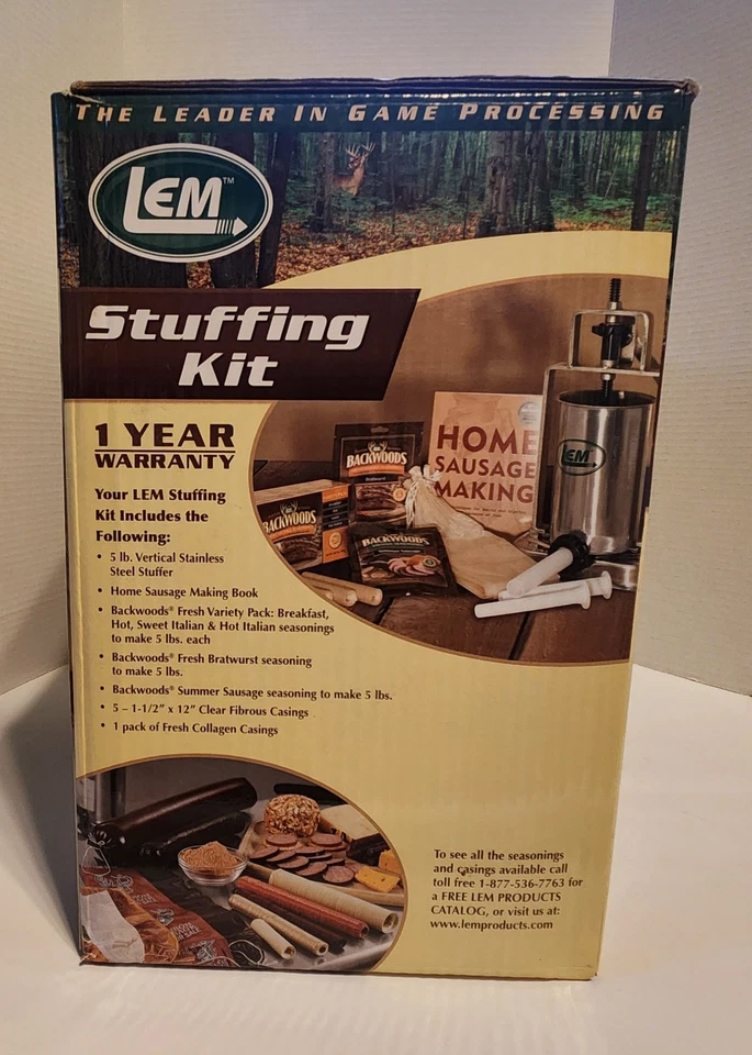 Kit de fabricação de salsichas caseiras Lem - Imagem 2 de 3