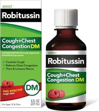Robitussin Cough and Chest Congestion DM, Suppressant 8 Fl Oz