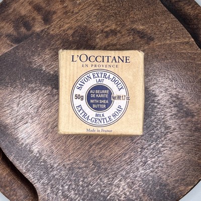 New L Occitane made in France milk extra gentle soap travel size 1.7oz