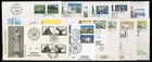 Complete year collection 35 FDC "EUROPA CEPT 1987 - Architecture" 33 countries (EU19