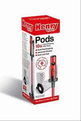 Numatic Henry Quick Pods - Pack of 10 (Free Delivery)