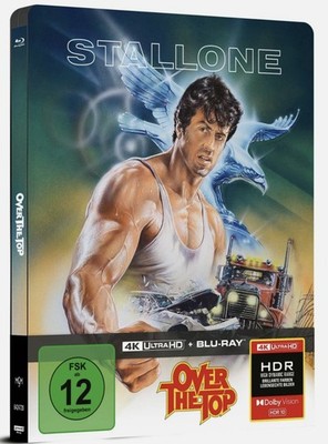 OVER THE TOP (1987) Sylvester Stallone 4K UHD Blu-Ray Steelbook NEW
